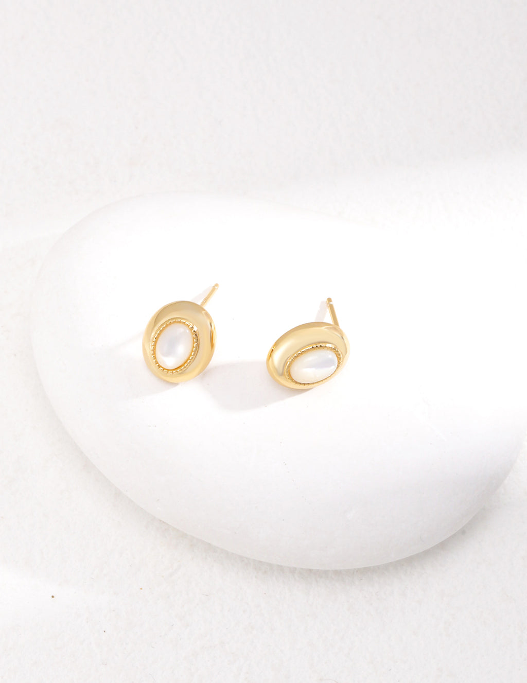 Framed Mother-of-Pearl Earrings