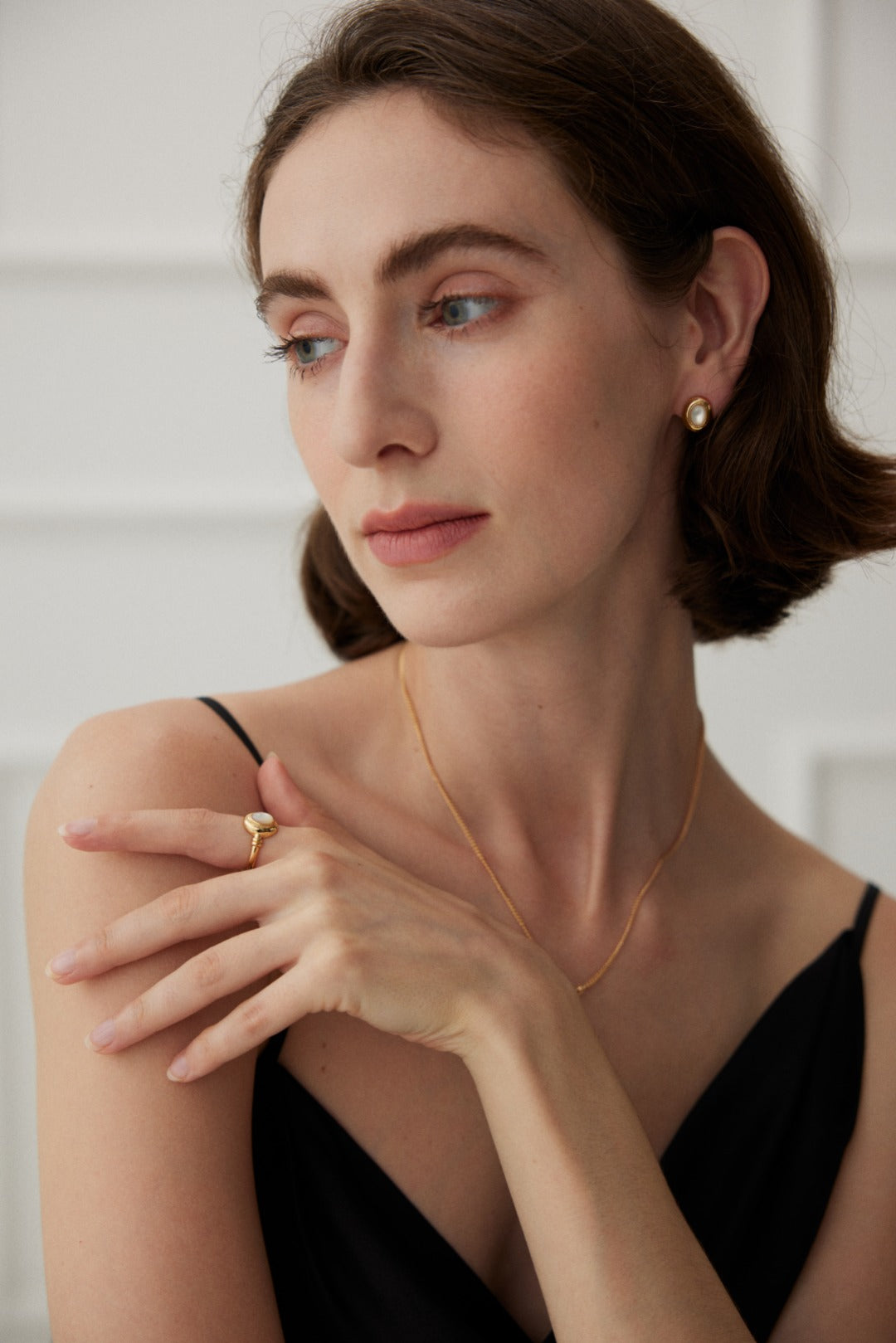 Framed Mother-of-Pearl Earrings