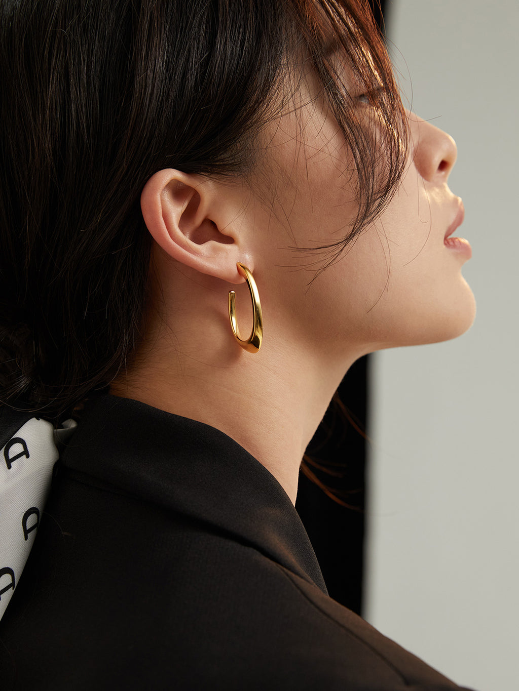 Arc Hoop Earrings