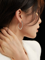 Arc Hoop Earrings