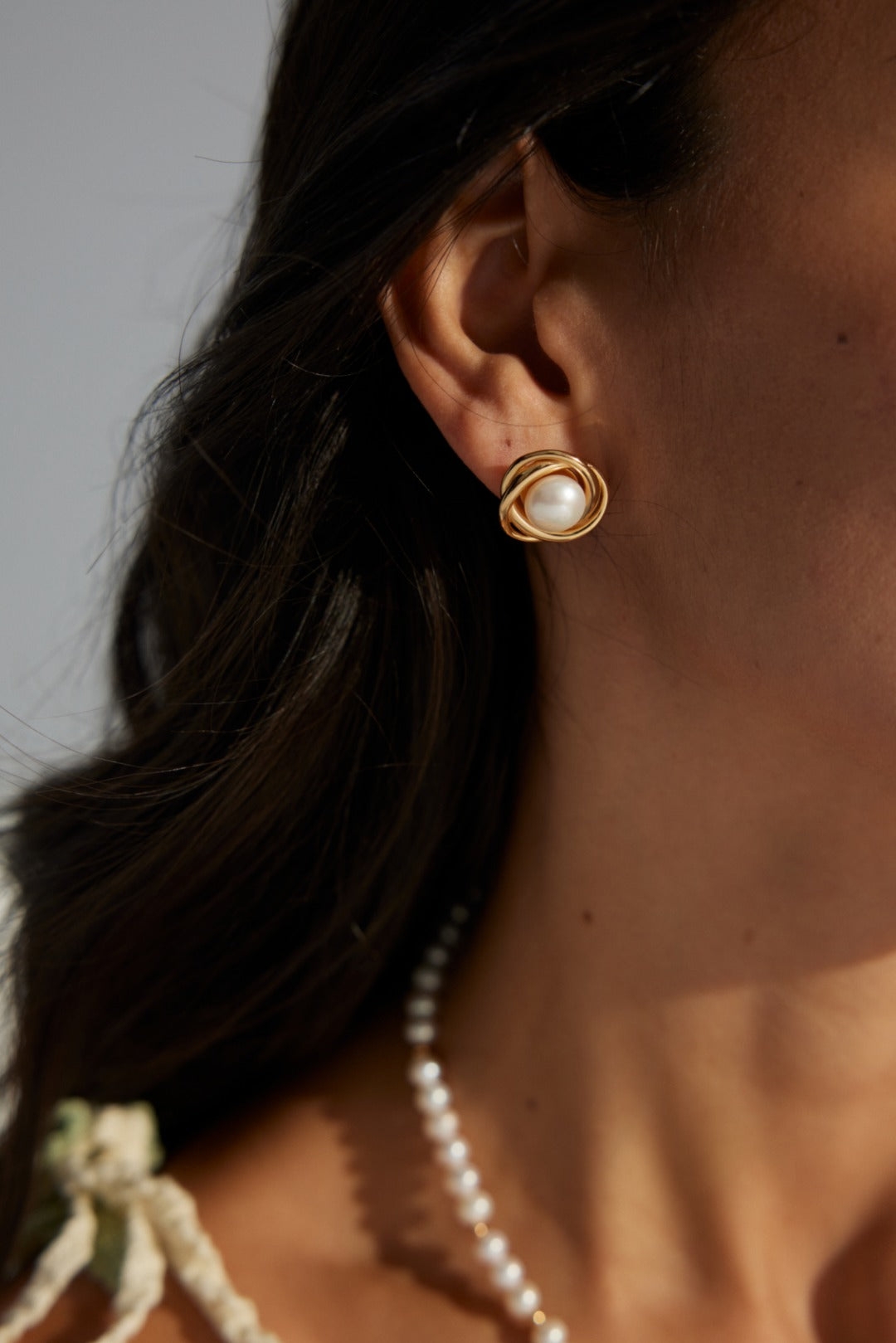 Orbit Pearl Earrings
