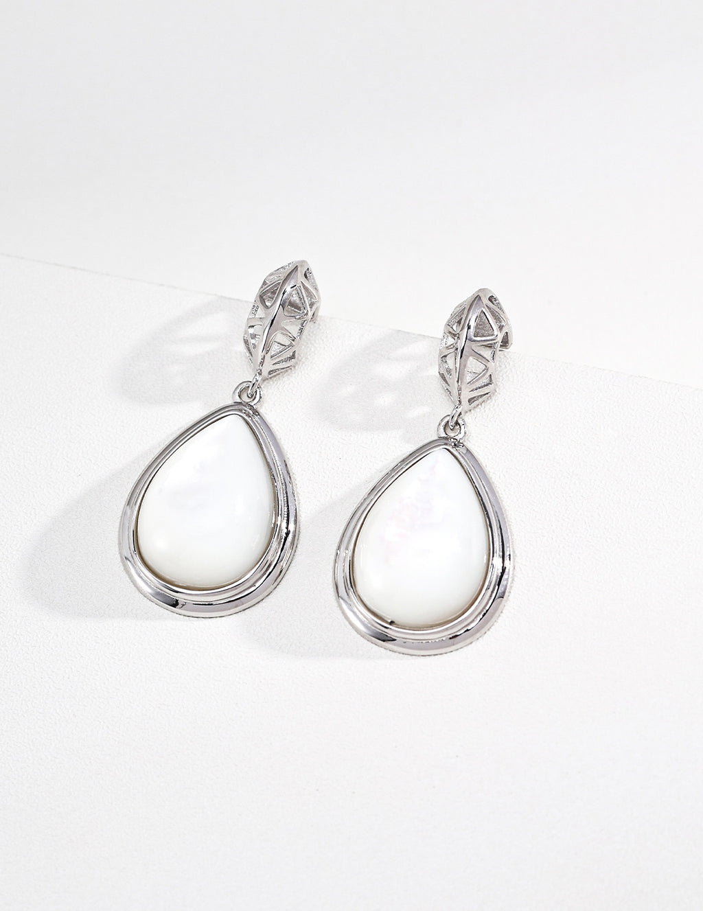 Intersect Teardrop Earrings