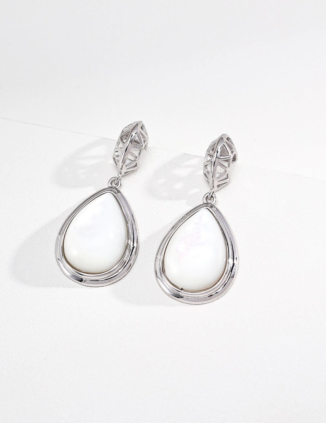 Intersect Teardrop Earrings