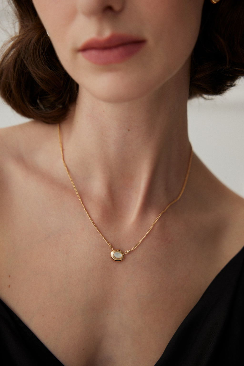 Framed Mother-of-Pearl Necklace