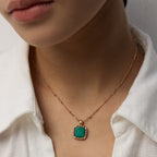 Relief Malachite Necklace