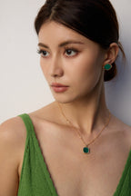 Relief Malachite Necklace
